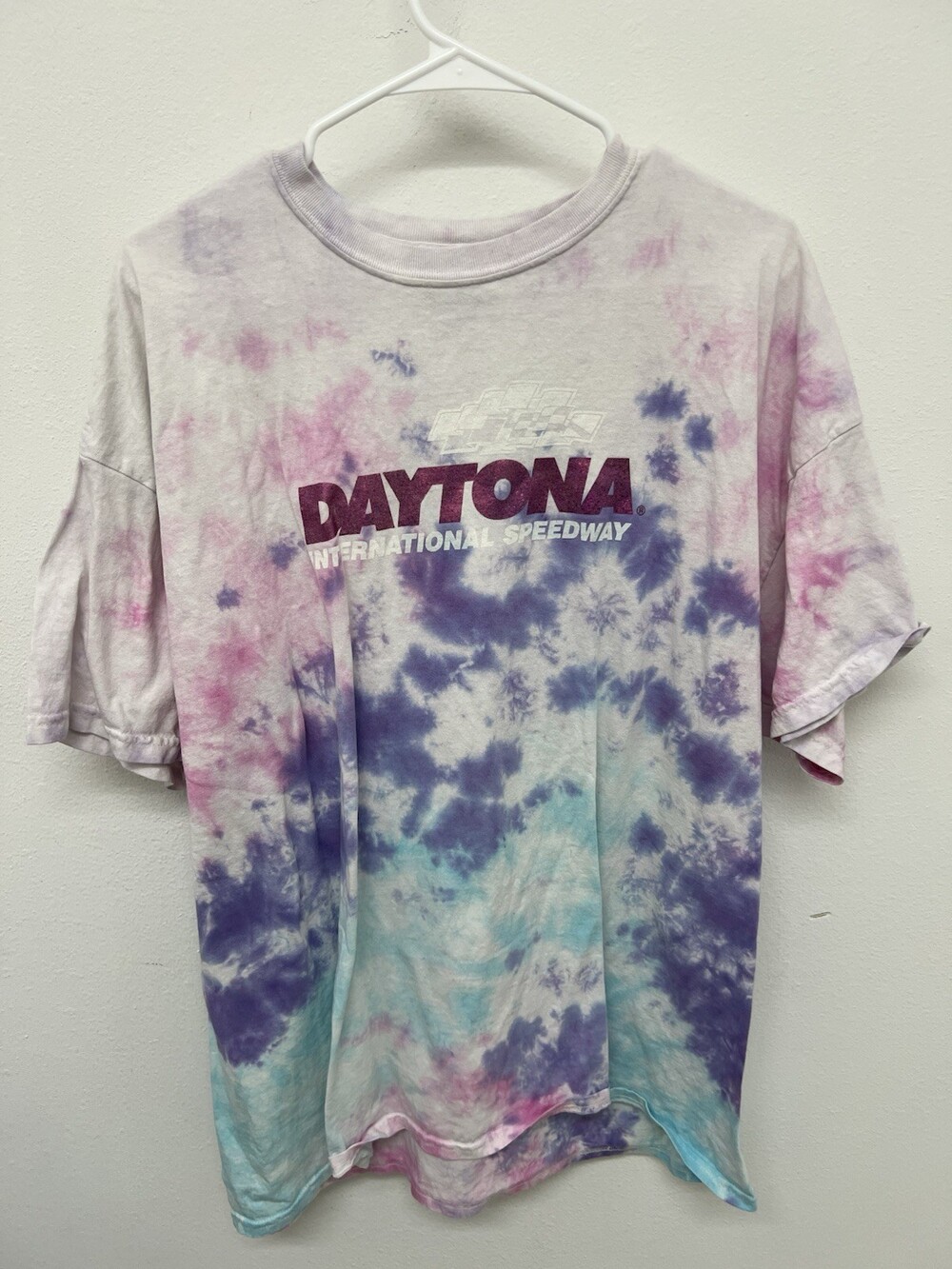 Women’s plus size nascar daytona international speedway tshirt tee 2xl tie dye